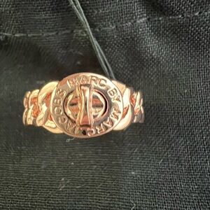 Marc by Marc Jacobs Rose Gold Logo Ring